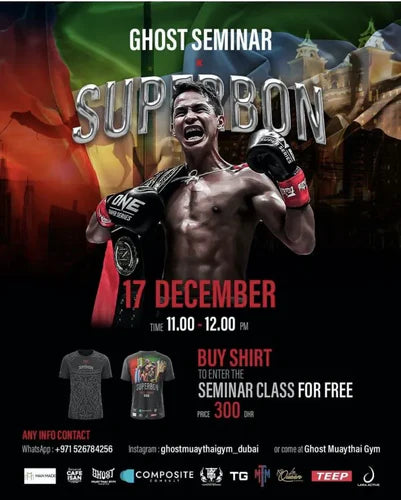 Seminar with a Muay Thai Legend: Lara Active Modest Sportswear Sponsors Superbon Banchamek Seminar in Dubai