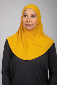 Hijab – Mustard Mesh