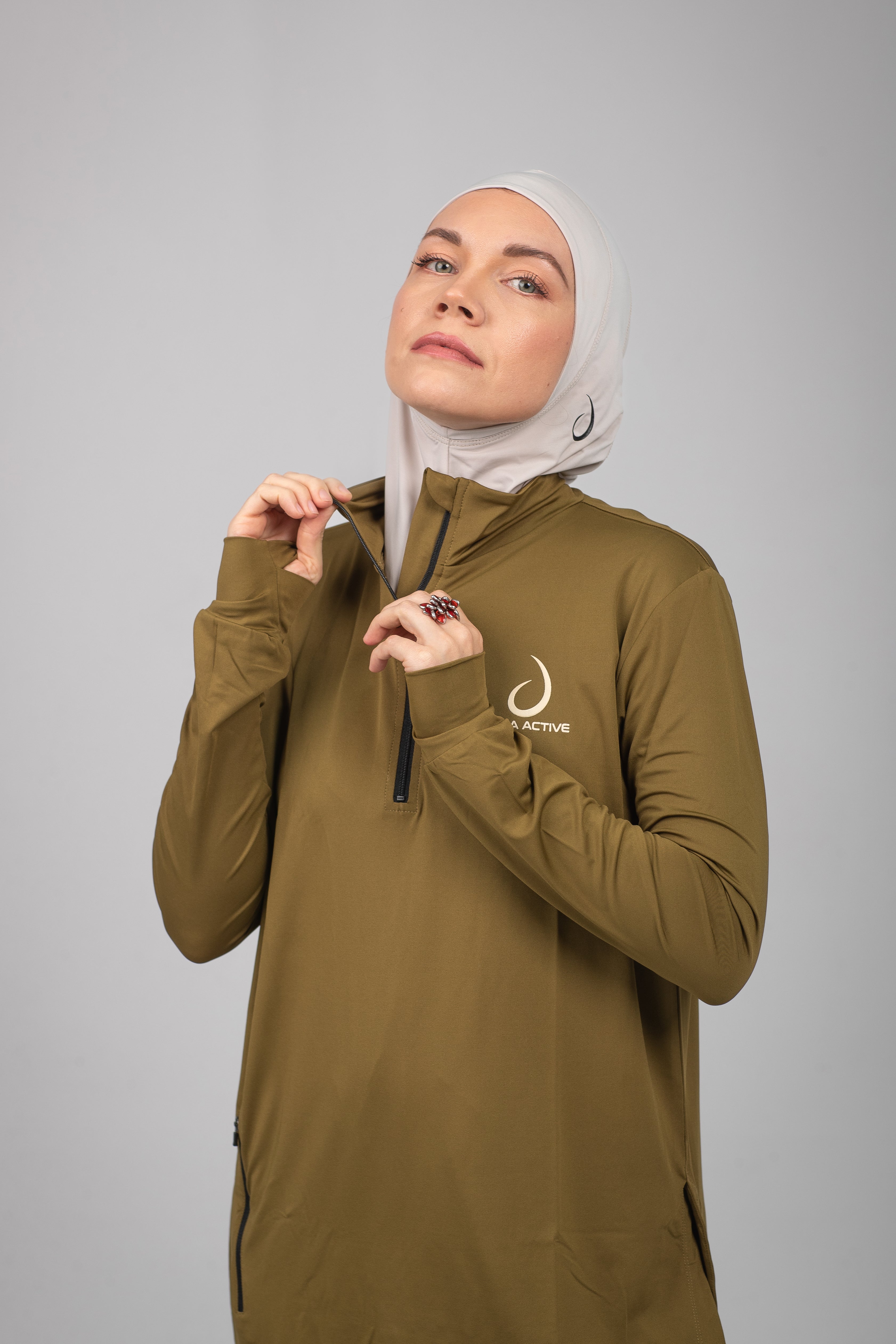 Modest activewear long tee for women | Modest Activewear women