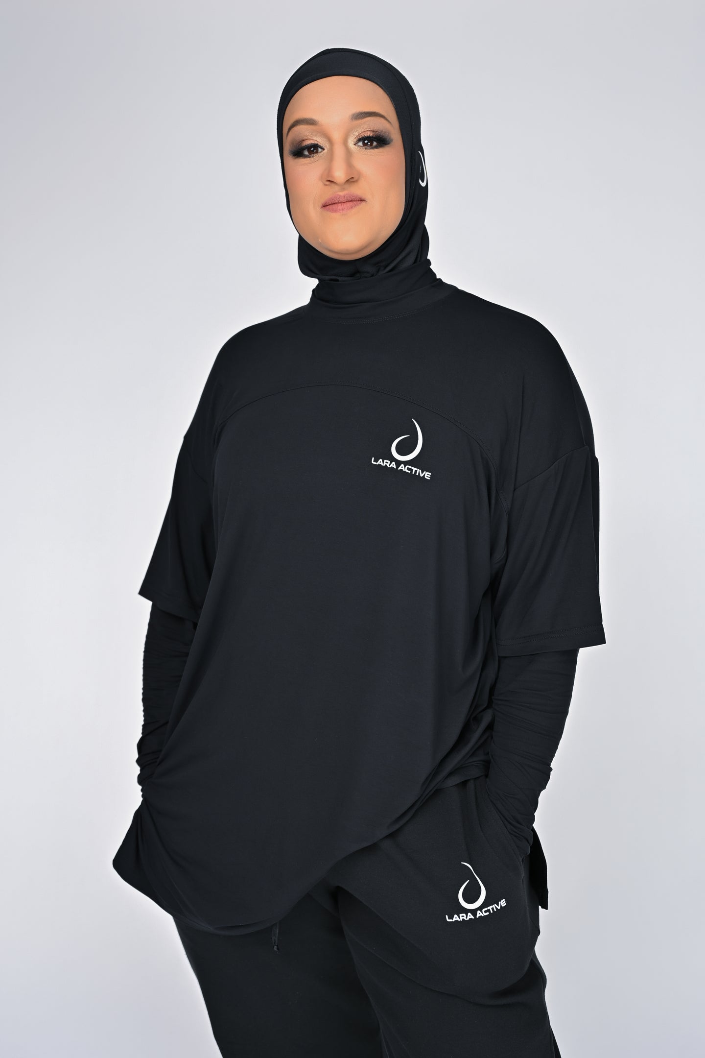 Oversized Layered Long Sleeve T-Shirt